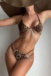 Animals-Print-Tie-back-Chain-Bikini-Suits-2