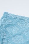 Blue-Lace-Patchwork-Strapless-Crop-Top-Mini-Skirt-Suits-5