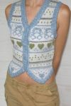 Blue-Print-Crochet-Sleeveless-Cardigan-2