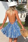 Blue-Printed-Halter-Backless-Dress-3