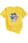 Bull-Star-Flag-Print-T-shirt-2