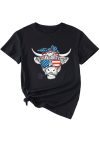 Bull-Star-Flag-Print-T-shirt-2