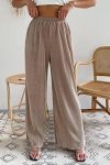 Casual-Solid-Color-Elastic-Waist-Wide-Leg-Long-Pants-1