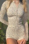 Floral-Print-Long-Sleeve-Button-Front-Bodycon-Rompers-1