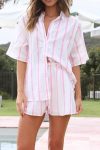 Contrast-Striped-Shirt-Two-piece-Shorts-Set-5