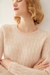 Crew-Neck-Solid-Color-Wool-Knitted-Tops-13