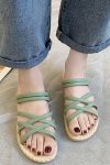 Cross-Platform-Slide-Sandals-green