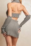 Distressed-Turtleneck-Tank-Top-Detachable-Sleeve-Skirt-Suits-2