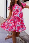 Flares-Short-Sleeve-Floral-Print-Babydoll-Dress-6