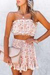 Floral-Print-Strapless-Crop-Top-Culottes-Two-Piece-Outfit-3