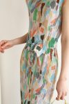 FullPleatedPrintedBackSlitDress1