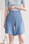 FullPleatedSolidHighWaistShorts5