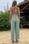 Green-Tie-back-Cutout-High-Waist-Jumpsuits-3