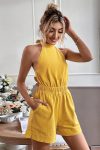 Halter-Tie-back-Yellow-Rompers-1