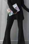 High-Collar-Ribbed-Knitted-Bell-Bottoms-Two-piece-Set-8