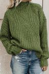 High-Collar-Solid-Color-Twist-Sweater-2