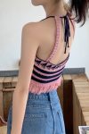 KnittedFringedHalterneckTankTop5