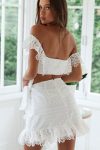 Lace-Strapless-Crop-Top-Strappy-Skirt-Suits-4