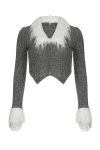 Lapel-Fuzzy-Knitted-Crop-Top-1