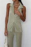 Lapel-Sleeveless-Cardigan-Two-piece-Pants-Set-8