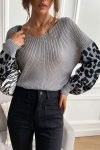 Leopard-Print-Patchwork-pullover-Sweater-8