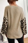 Leopard-Print-Patchwork-pullover-Sweater-8