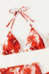 Mesh-Floral-Print-Tie-up-Three-Piece-Bikini-Suits-1