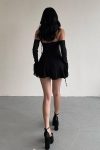 Mesh-Off-Shoulder-Tie-back-Mini-Dress-2