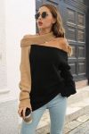 Off-Shoulder-Contrast-Color-Sweater-1