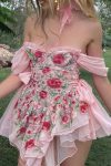 Off-Shoulder-Floral-Print-Corset-Dress-1