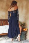 Off-Shoulder-Lace-Patchwork-Split-Jumpsuits-1