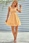 Off-Shoulder-Ruffled-Striped-Mini-Dress-12