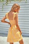 Off-Shoulder-Ruffled-Striped-Mini-Dress-12