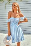 Off-Shoulder-Ruffled-Striped-Mini-Dress-12