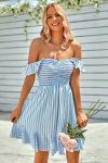 Off-Shoulder-Ruffled-Striped-Mini-Dress-12