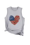 Peach-Heart-Flag-Graphic-Sleeveless-T-shirt-2