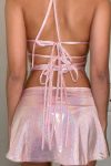 Pink-Glitter-Strappy-Crop-Top-Skirt-Suits-1