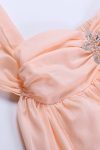 Pink-Halter-Ruffle-Irregular-Strapless-Dress-1