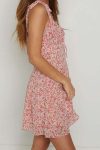 Pink-Tie-straps-Floral-Dress-2