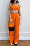 Pleated-Smocked-Vest-Drawstring-Long-Pants-Suits-8