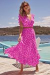 Polka-Dot-Ruffle-Tank-Top-Midi-Skirt-Suits-1