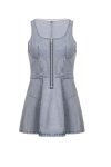 Sleeveless-Zipper-A-line-Denim-Dress-4