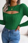 Solid-Color-Cable-Knit-Cut-out-Sweater-7