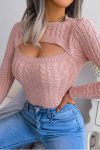 Solid-Color-Cable-Knit-Cut-out-Sweater-7