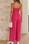 Solid-Color-Knot-front-Wide-Leg-Cami-Jumpsuits-1