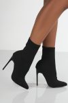 Solid-Color-Pointed-Toe-Knitted-Boots-1