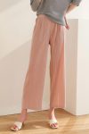 Solid-Color-Ruched-Wide-Leg-Long-Pants-p1