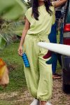 Solid-Sleeveless-Drawstring-High-Waist-Jumpsuits-2