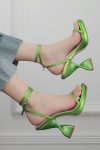 SolidColorPointed-ToeAnkle-StrapHeels-Gold