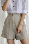 SolidLinenHighWaistShorts6